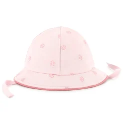 Cotton hat with chin ties