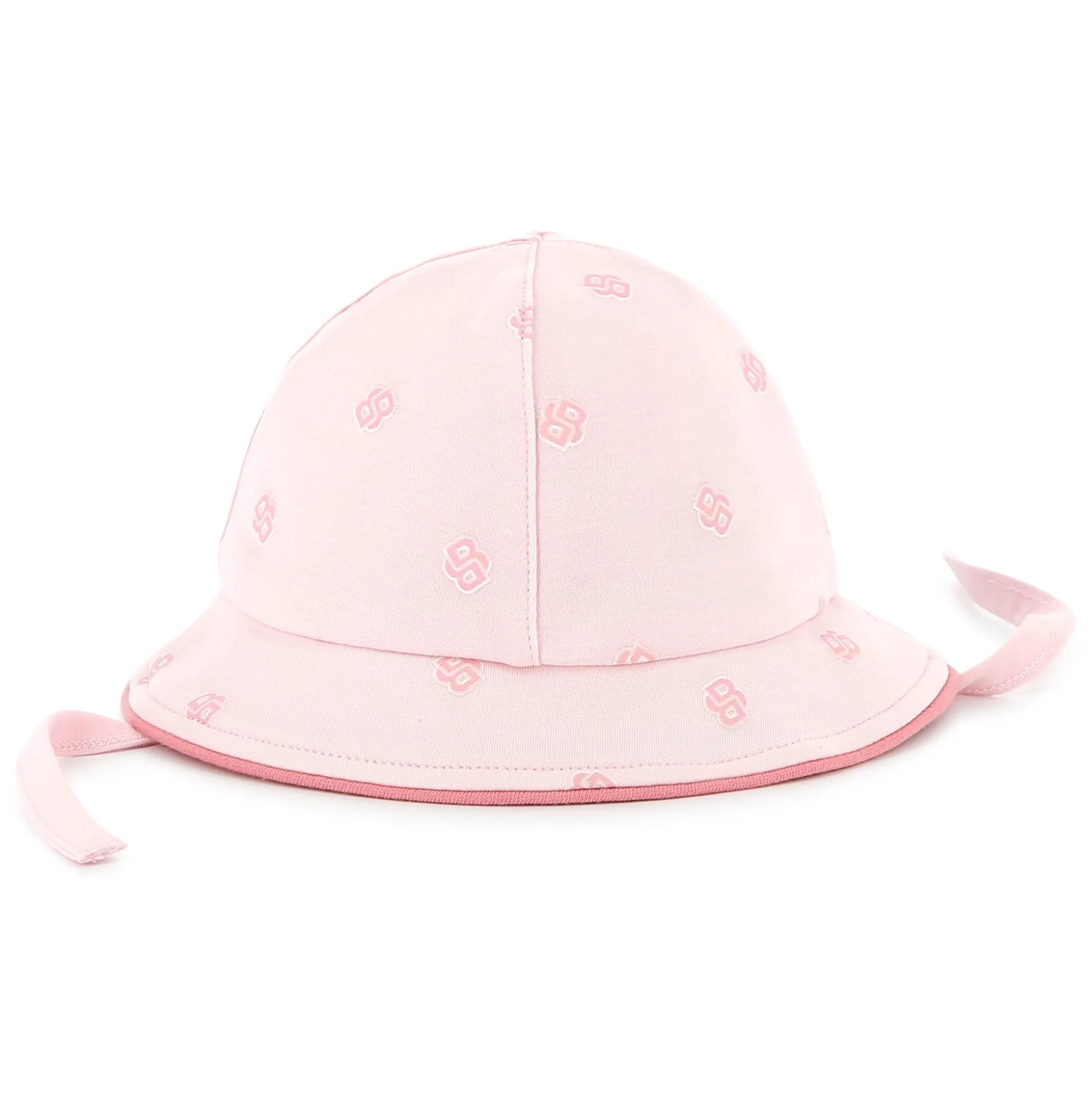 Cotton hat with chin ties