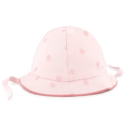 Cotton hat with chin ties