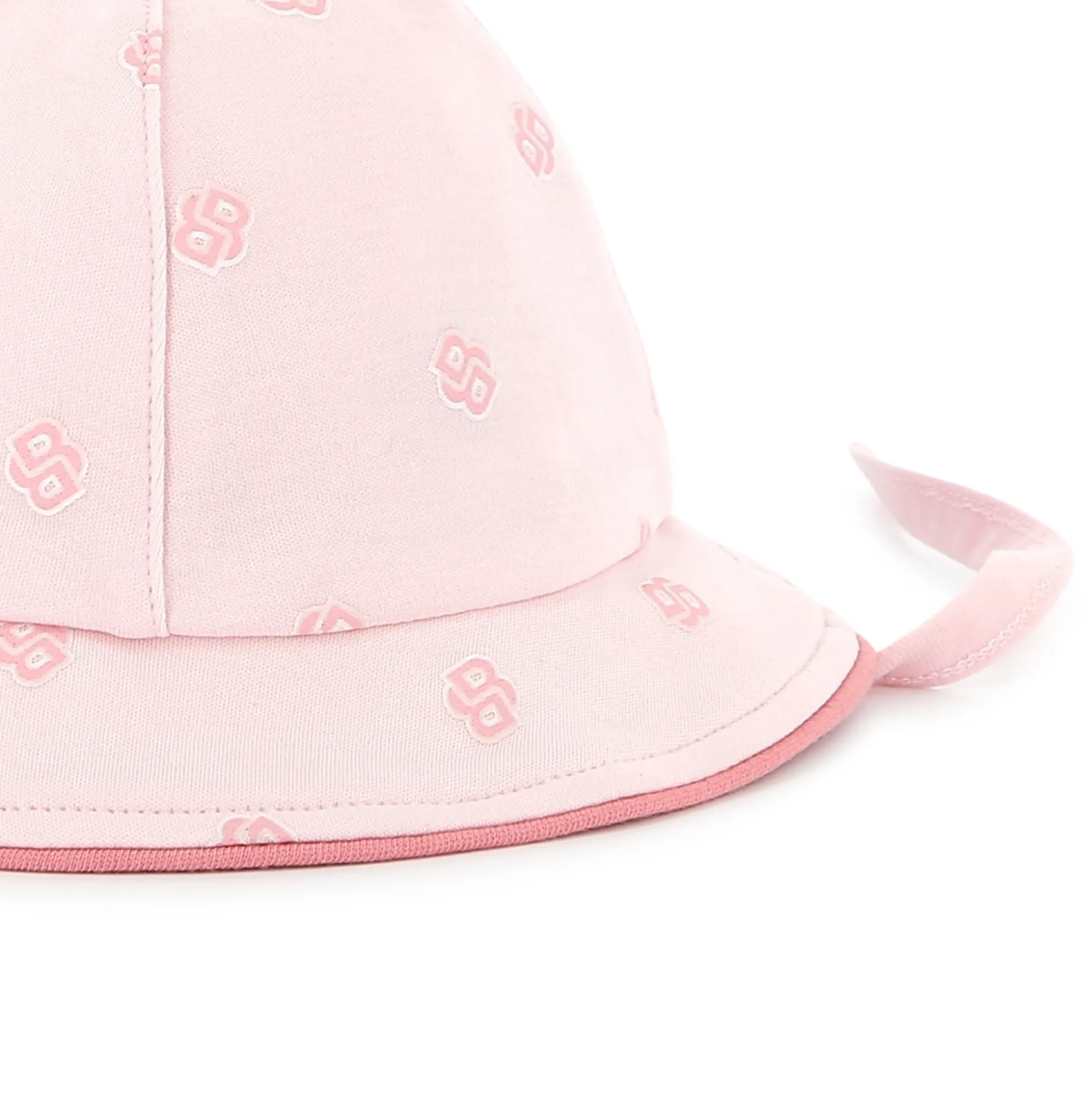Cotton hat with chin ties