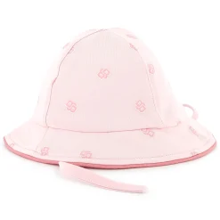 Cotton hat with chin ties