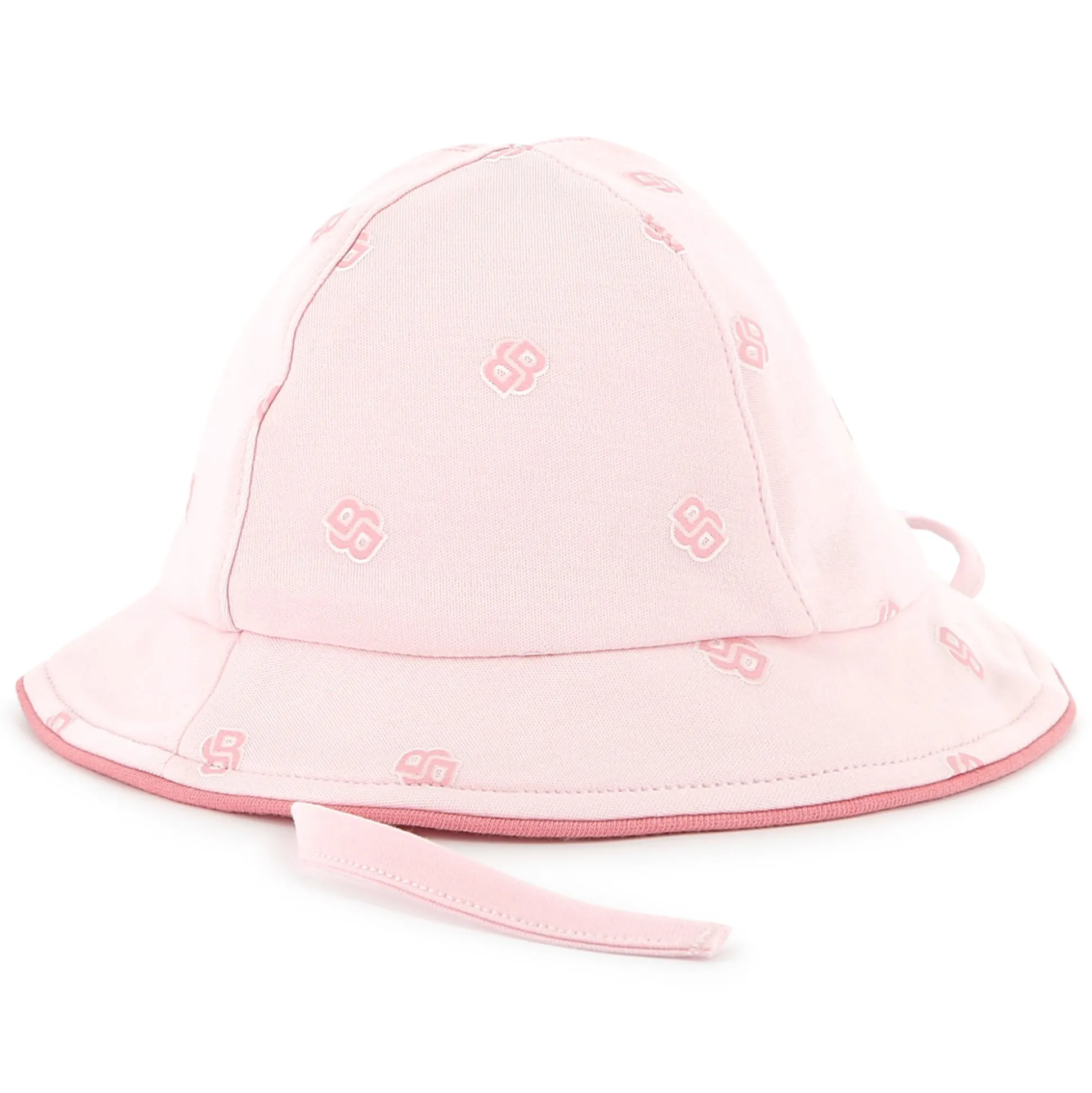 Cotton hat with chin ties