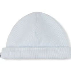 Cotton hat with turn-up