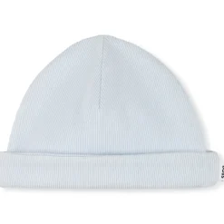 Cotton hat with turn-up