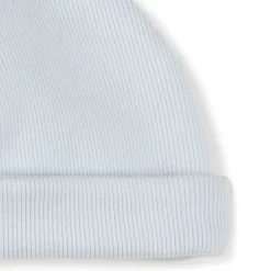 Cotton hat with turn-up