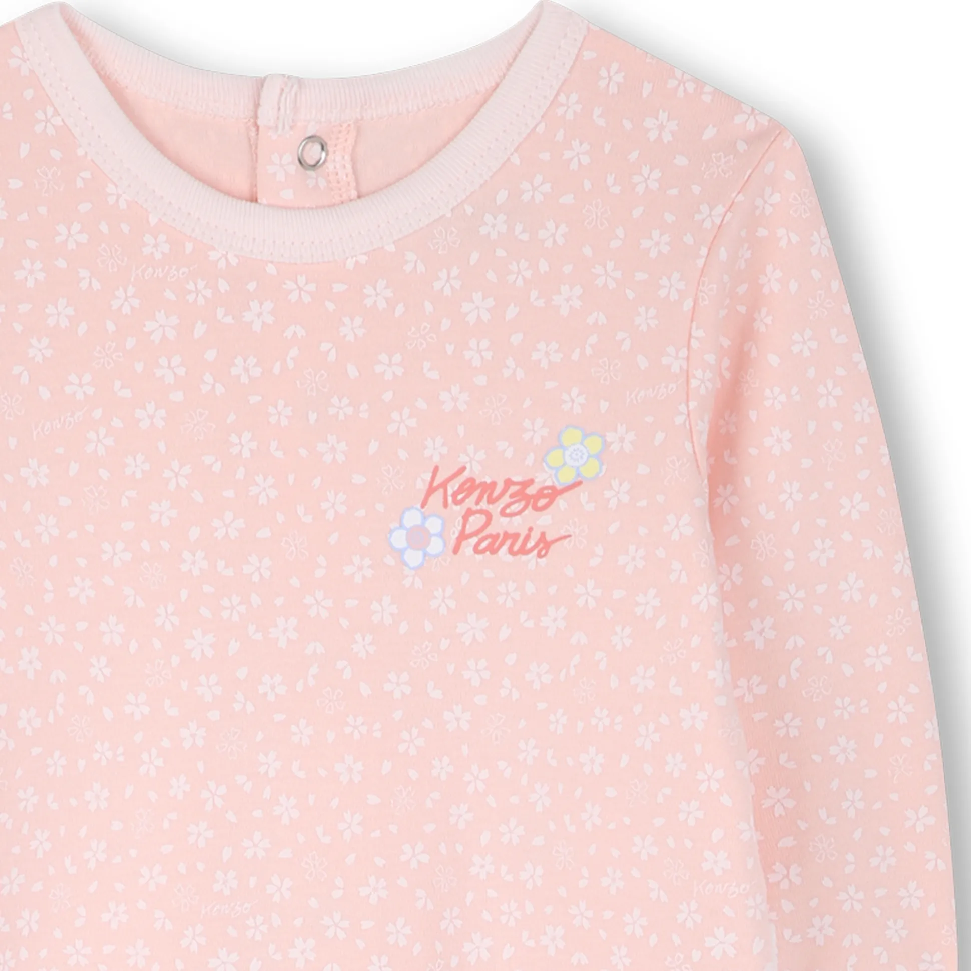 Cotton press-stud pyjamas