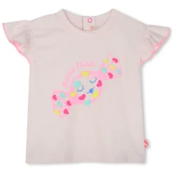 Cotton press-stud T-shirt