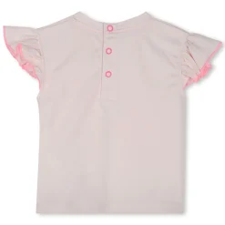 Cotton press-stud T-shirt