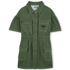 Cotton safari dress