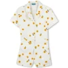 Cotton shorts playsuit