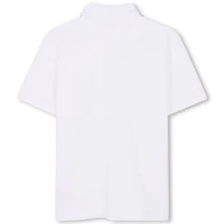 Cotton short-sleeved polo