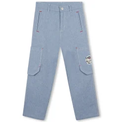Cotton trousers with pockets
