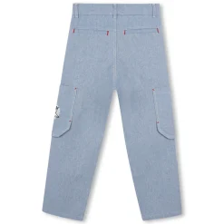Cotton trousers with pockets