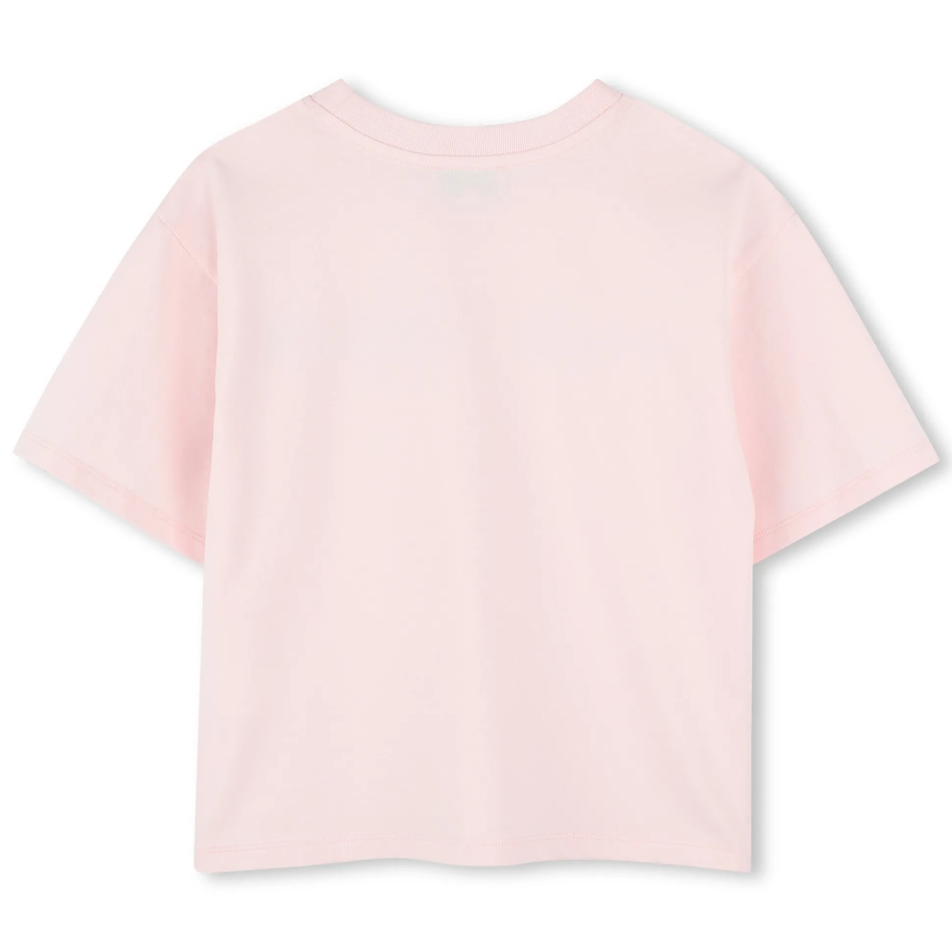 Cotton T-shirt with diamantés