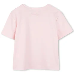 Cotton T-shirt with satin bow