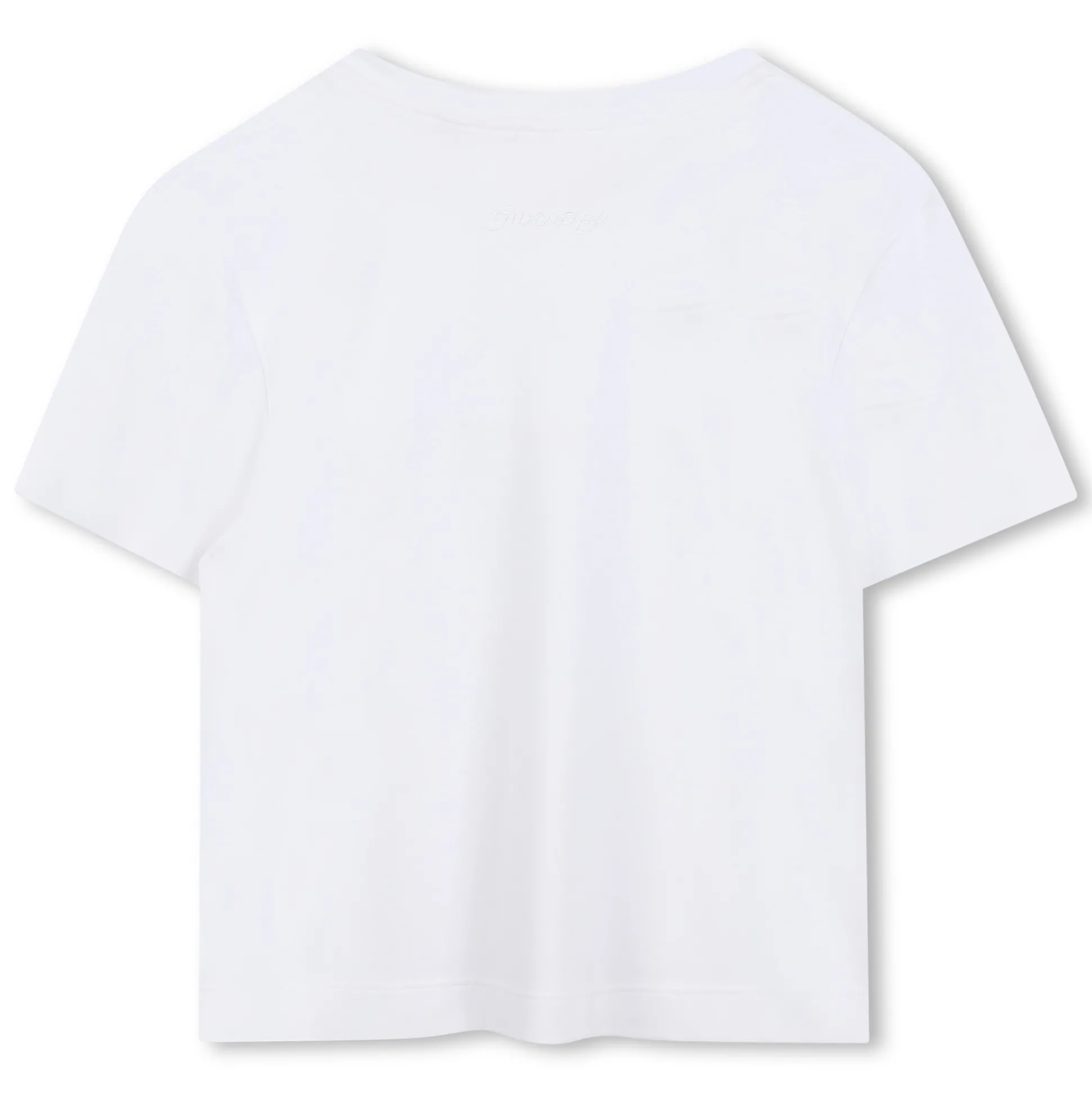 Cotton T-shirt with satin bow