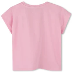 Cotton T-shirt with tie
