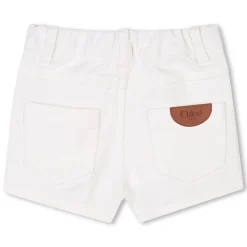 Cotton twill shorts