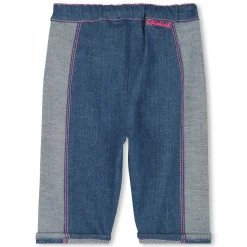 Cotton two-tone jeans
