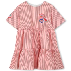 Cotton zip-up dress
