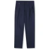 Cotton-rich trousers