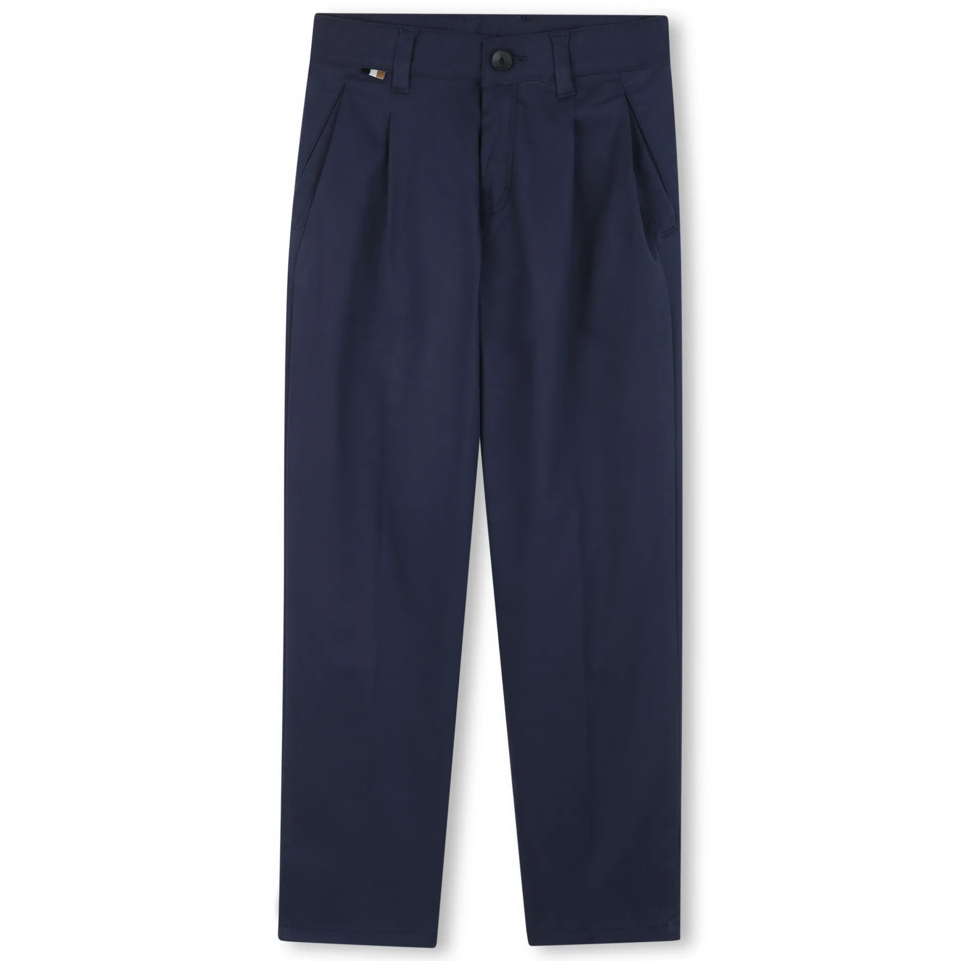 Cotton-rich trousers