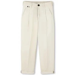 Cotton-rich trousers