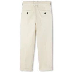 Cotton-rich trousers