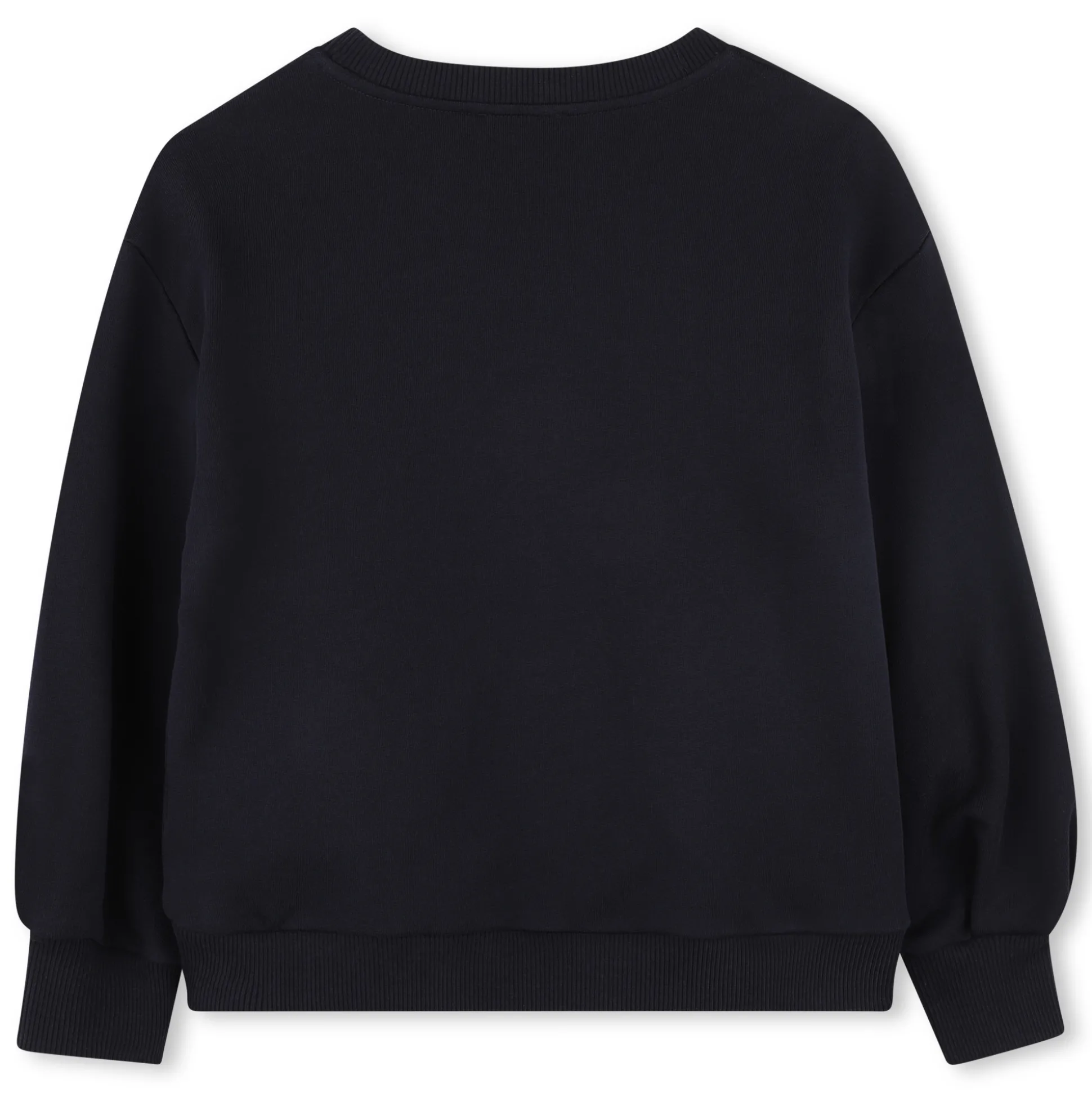 Cropped fleece sweatshirt