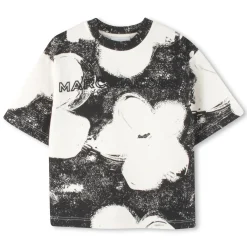 Daisy-print T-shirt