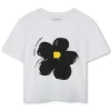 Daisy-print T-shirt