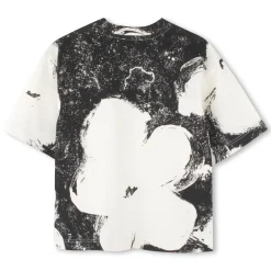Daisy-print T-shirt