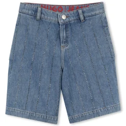Denim Bermuda shorts