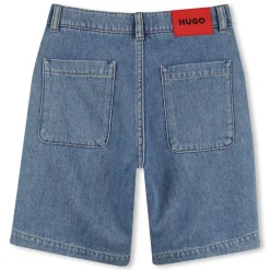 Denim Bermuda shorts