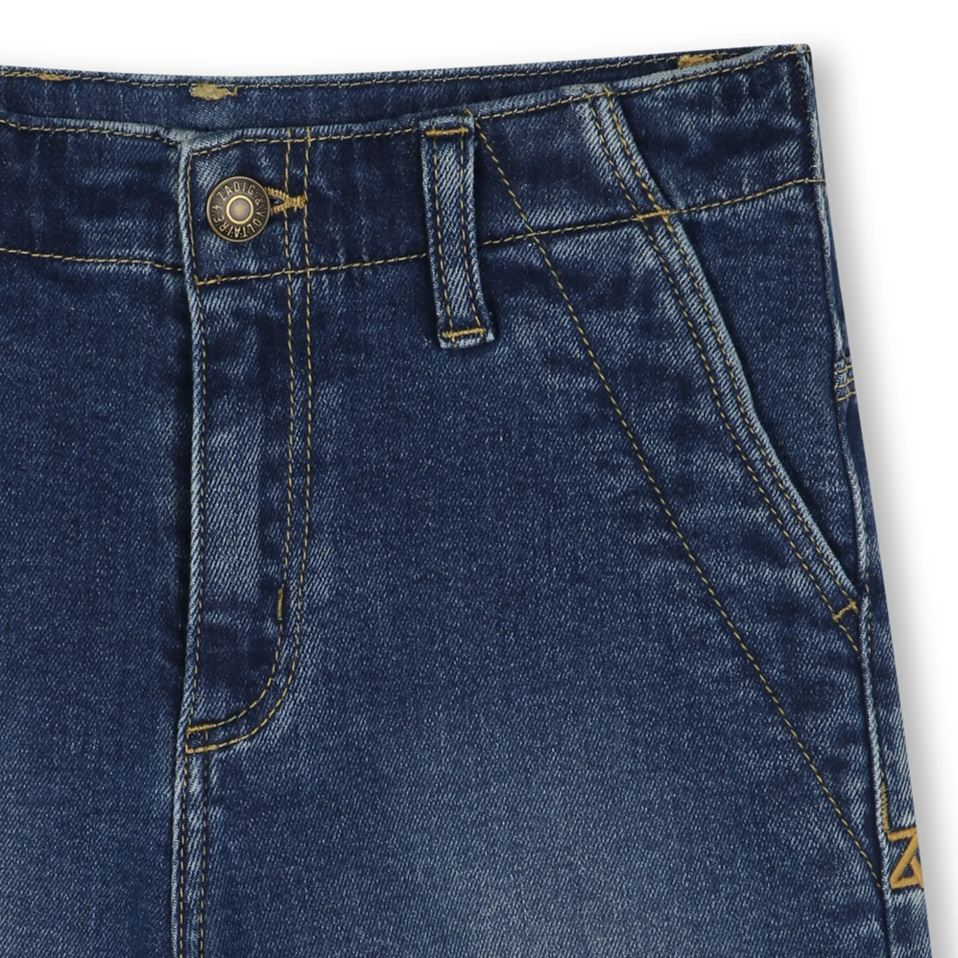 Denim Bermuda shorts