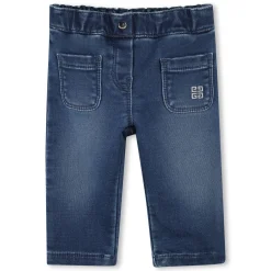 Denim fleece trousers