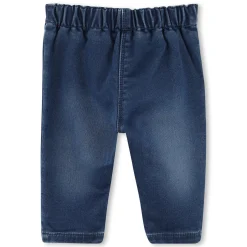 Denim fleece trousers