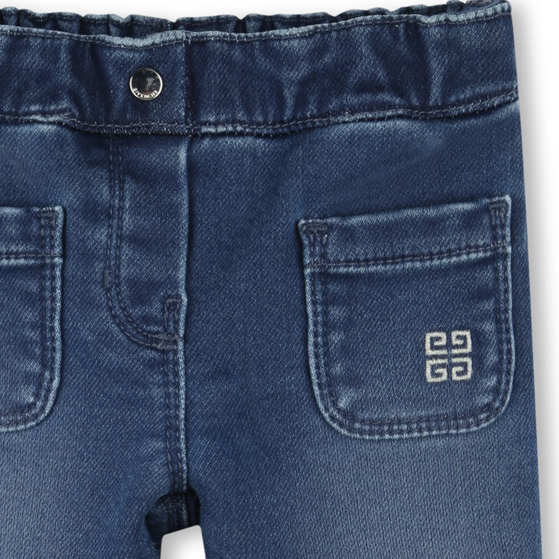 Denim fleece trousers