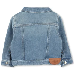 Denim jacket with press studs