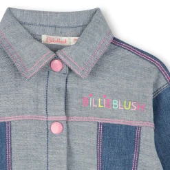 Denim jacket with prints