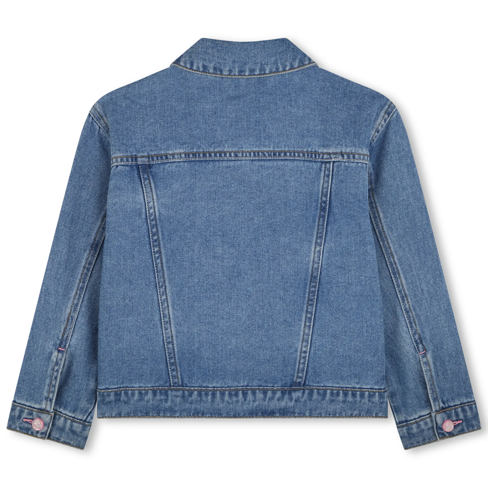 Denim jacket with sequins