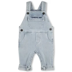 Denim overalls with pocket