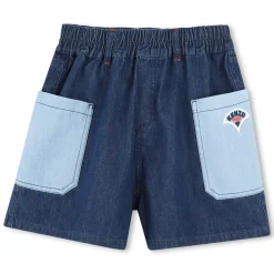 Denim shorts with pockets