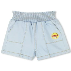 Denim shorts with pockets