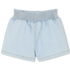 Denim shorts with pockets