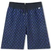 Double-B motif swimming trunks