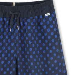 Double-B motif swimming trunks