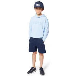 Double-B motif swimming trunks