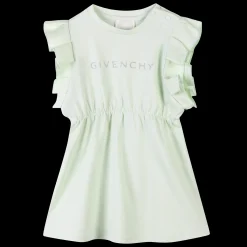Dress with elasticated waist