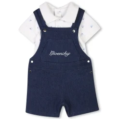 Dungarees and bodysuit set